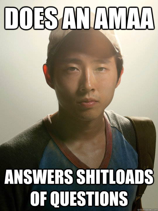 does an amaa answers shitloads of questions - does an amaa answers shitloads of questions  Good Guy Steven Yeun