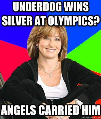 Underdog wins silver at Olympics? Angels carried him  Sheltering Suburban Mom