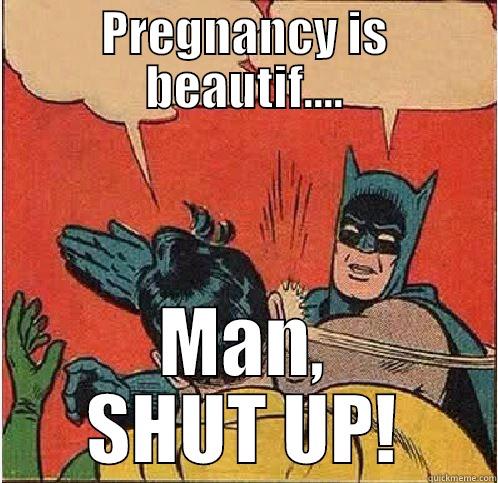 PREGNANCY IS BEAUTIF.... MAN, SHUT UP! Batman Slapping Robin