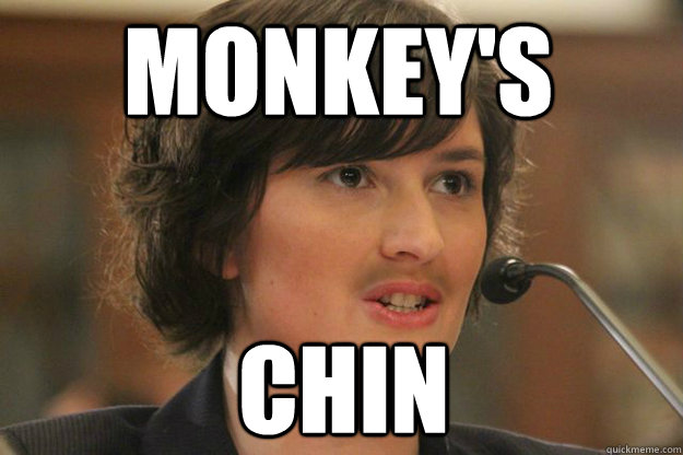 MONKEY'S CHIN  Slut Sandra Fluke