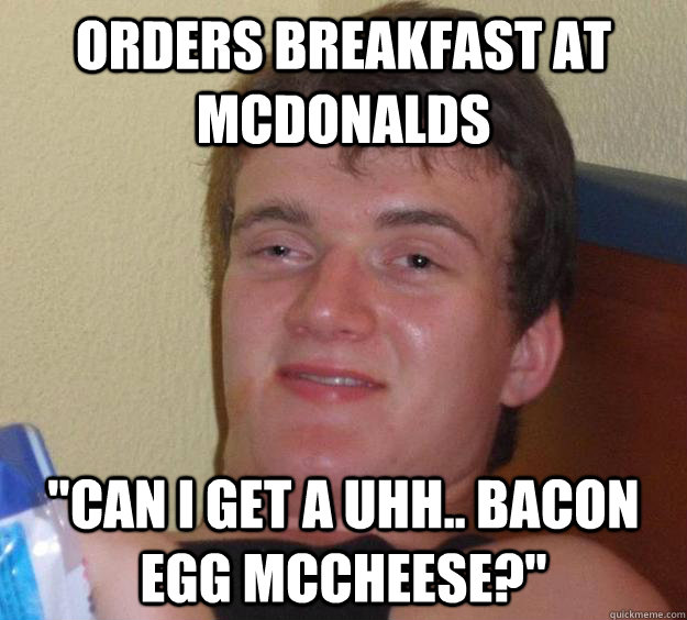 orders breakfast at mcdonalds 