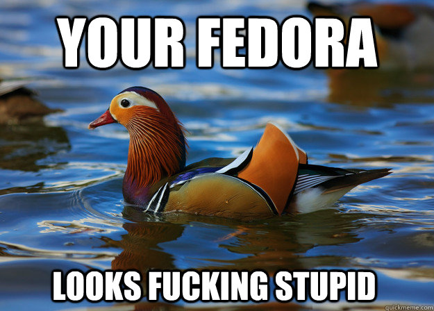 Your Fedora Looks fucking stupid  Fashion Advice Mallard