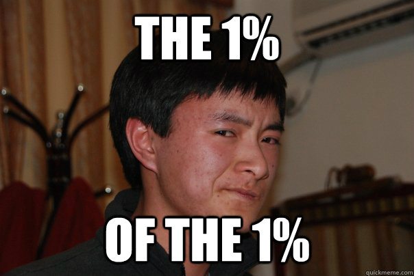 THE 1% OF THE 1% - THE 1% OF THE 1%  fuckyeahjamesluo