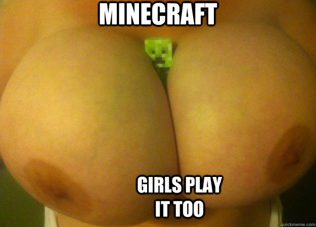 minecraft Girls play it too  Minecraft