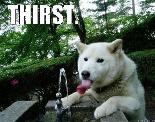 thirsty dog - THIRST.                 Misc