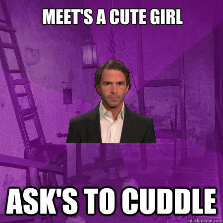 Meet's a cute girl Ask's to cuddle  Creepy Date Guy