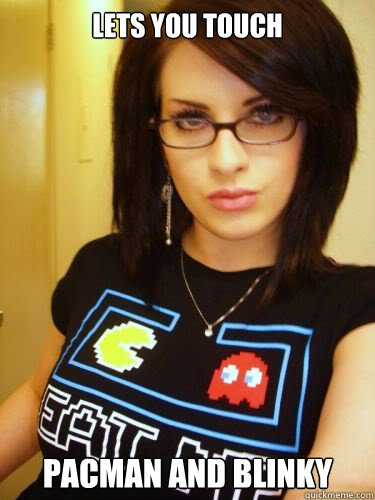 Lets You touch Pacman and blinky - Lets You touch Pacman and blinky  Cool Chick Carol