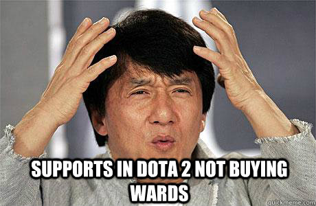  Supports in Dota 2 not buying wards  EPIC JACKIE CHAN