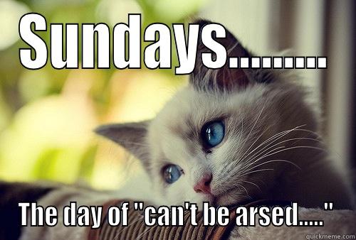 SUNDAYS......... THE DAY OF 