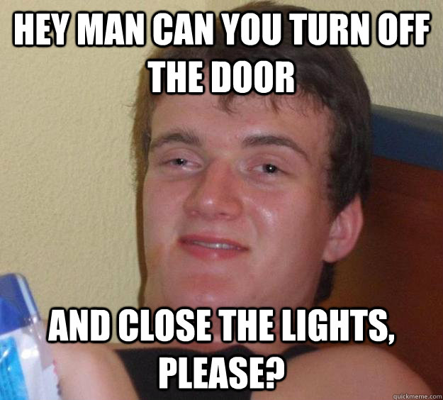 turn off the lights and close the door lyrics