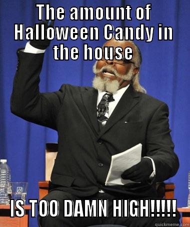 THE AMOUNT OF HALLOWEEN CANDY IN THE HOUSE IS TOO DAMN HIGH!!!!! The Rent Is Too Damn High