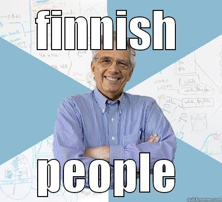 finnish people - FINNISH PEOPLE Engineering Professor