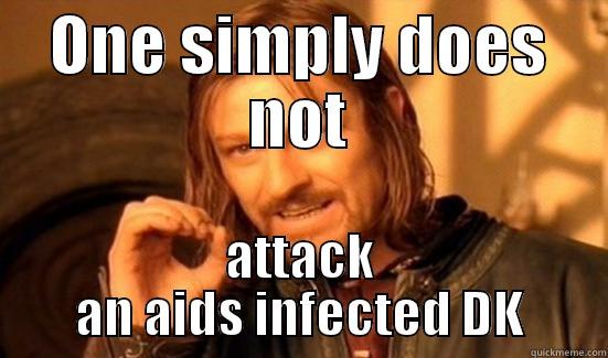 ONE SIMPLY DOES NOT ATTACK AN AIDS INFECTED DK Boromir