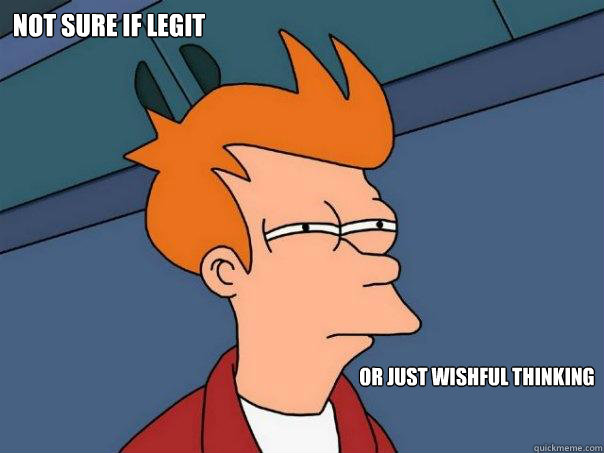 not sure if legit or just wishful thinking  Futurama Fry