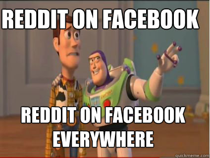 reddit on facebook reddit on facebook everywhere  woody and buzz