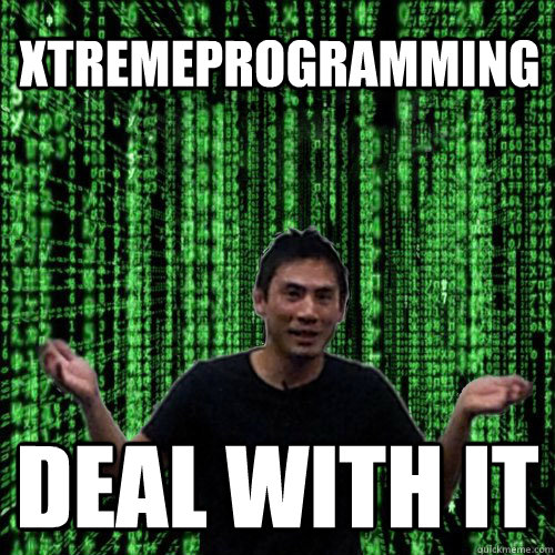 Xtremeprogramming Deal With it  Lam MEME