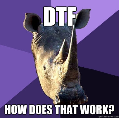 dtf how does that work?  Sexually Oblivious Rhino