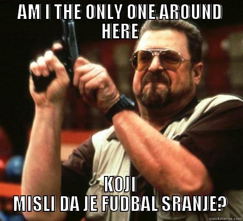 AM I THE ONLY ONE AROUND HERE KOJI MISLI DA JE FUDBAL SRANJE? Misc