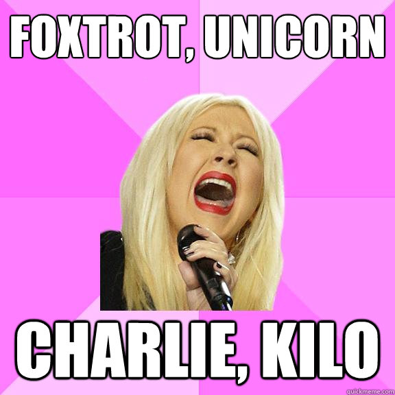 Foxtrot, Unicorn Charlie, Kilo  Wrong Lyrics Christina