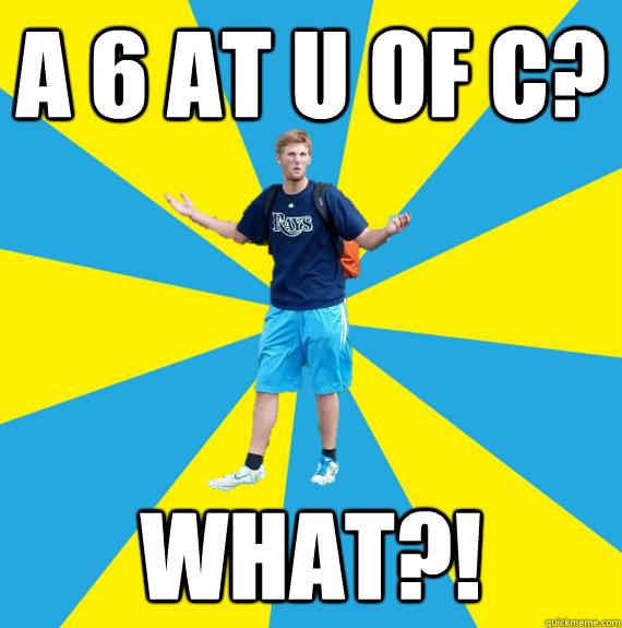 A 6 at U of C? What?! - A 6 at U of C? What?!  Awestruck Andrew