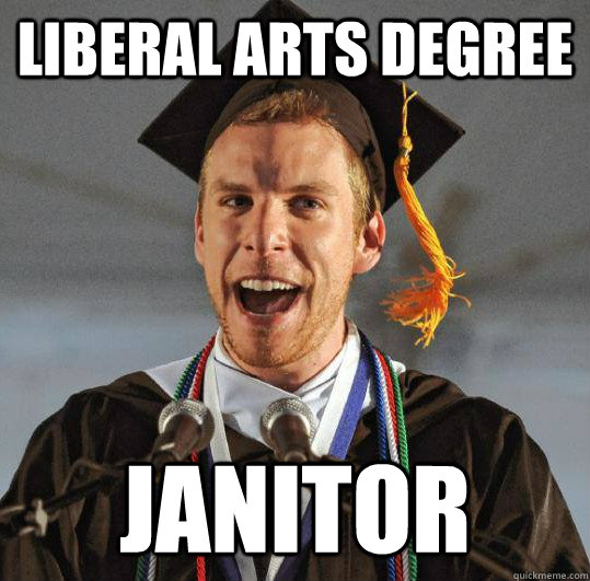 Liberal Arts Degree Janitor - Liberal Arts Degree Janitor  SuperGrad