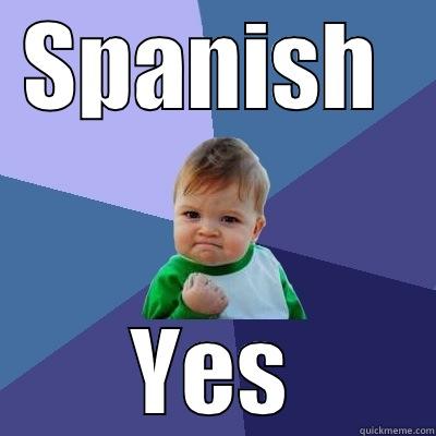 SPANISH  YES Success Kid