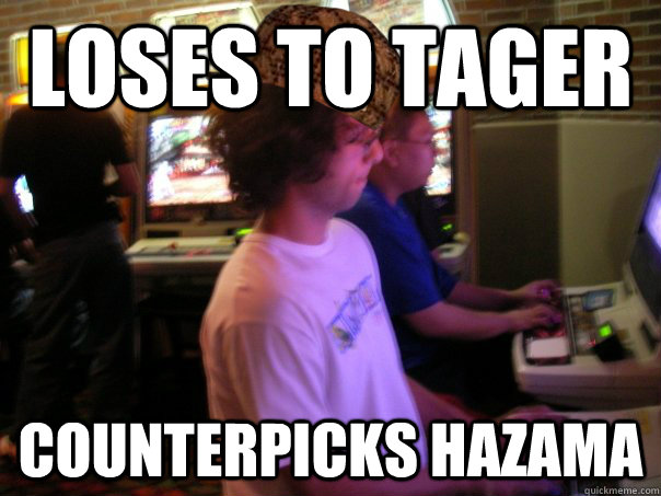 Loses to Tager Counterpicks Hazama   Scumbag Fighting Game Player