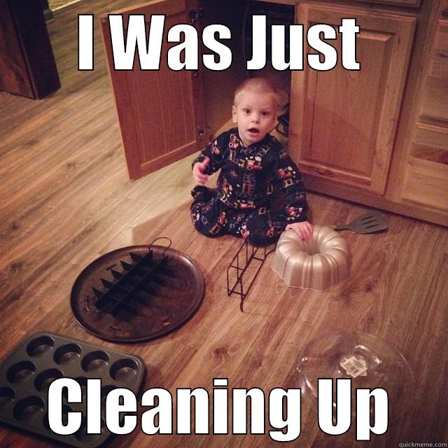 My Nephew - I WAS JUST CLEANING UP Misc