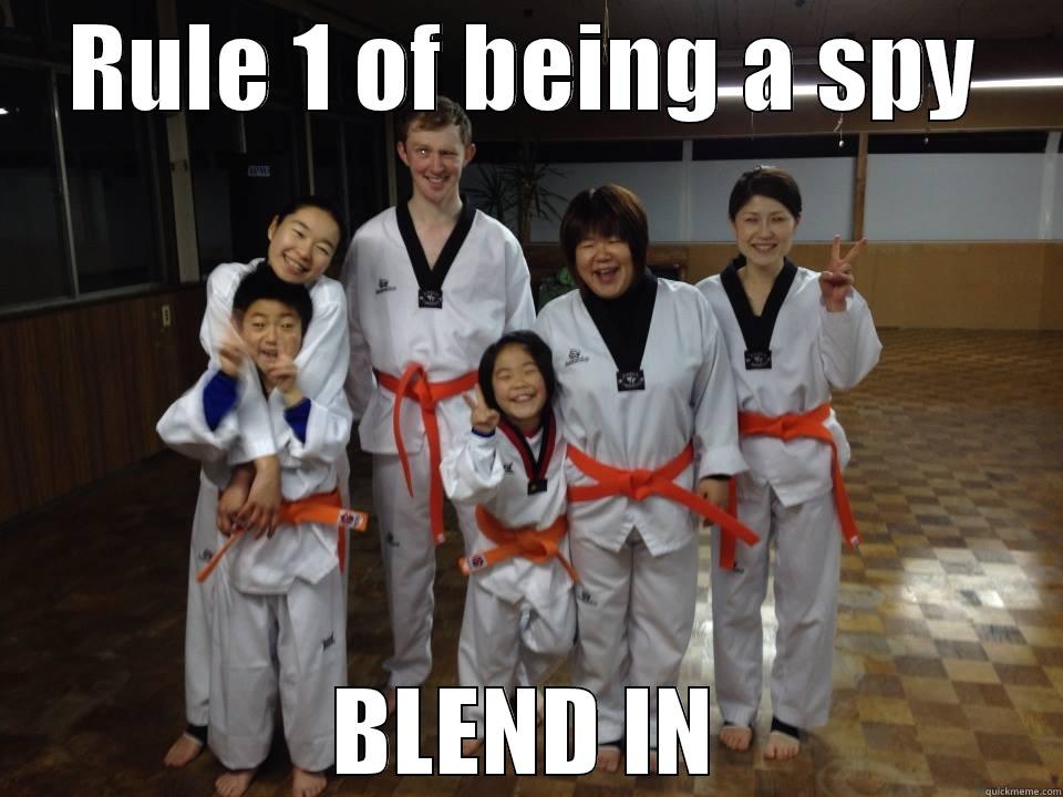 RULE 1 OF BEING A SPY BLEND IN Misc