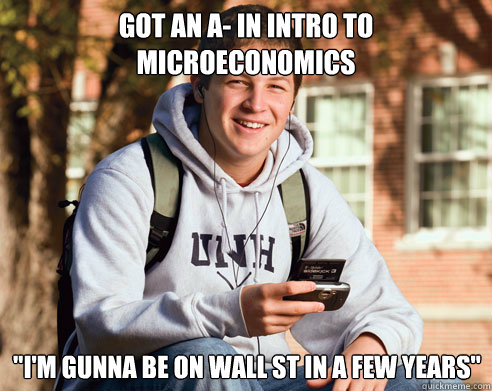 Got an A- in Intro to Microeconomics 