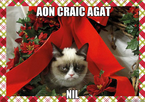 aon craic agat niL Caption 3 goes here  A Grumpy Cat Christmas