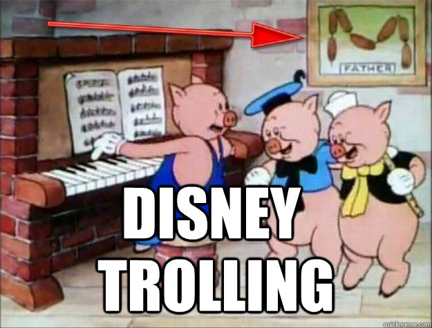 Disney trolling  