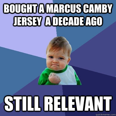 Bought a Marcus camby jersey  a decade ago still relevant   Success Kid