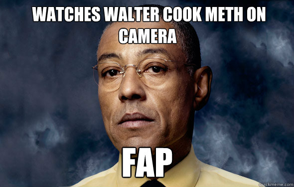  watches walter cook meth on camera FAp  