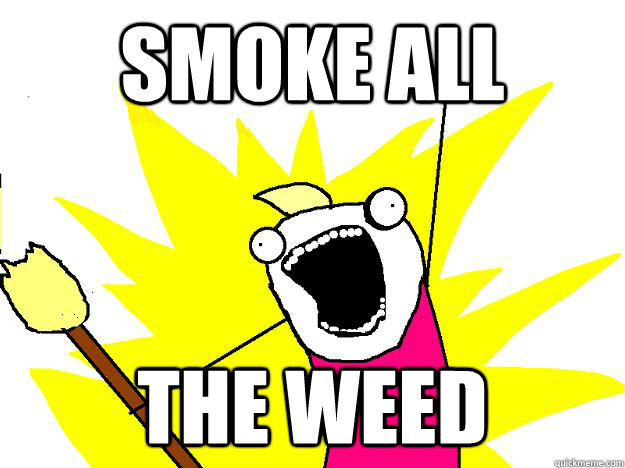 Smoke All The Weed  Hyperbole And a Half