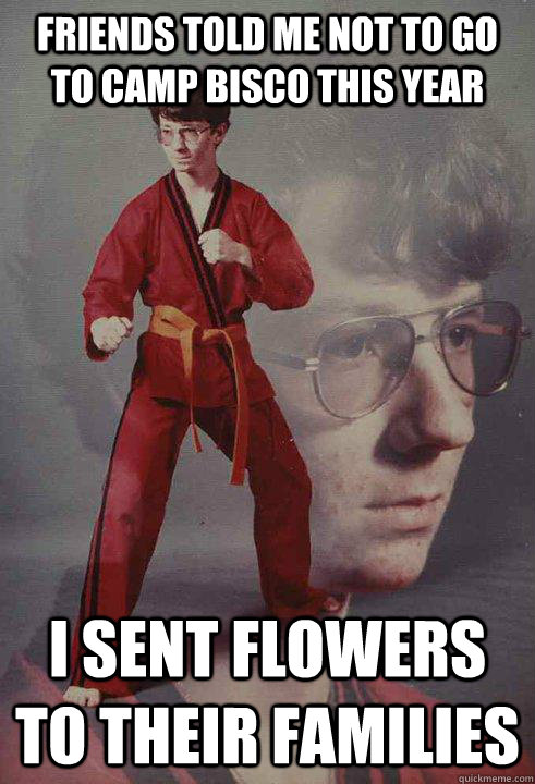 Friends told me not to go to Camp Bisco this year I sent flowers to their families  Karate Kyle