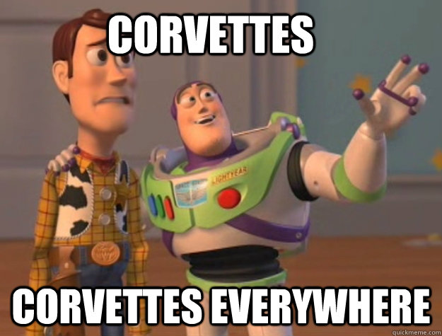 Corvettes Corvettes Everywhere  Buzz Lightyear