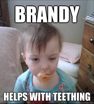 Brandy Helps with Teething  Party Toddler