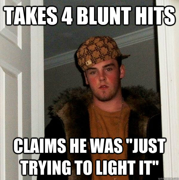 Takes 4 blunt hits Claims he was 