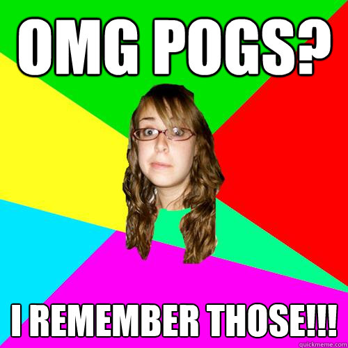 omg pogs? I remember those!!!  