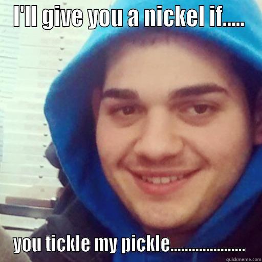 I'LL GIVE YOU A NICKEL IF..... YOU TICKLE MY PICKLE..................... Misc