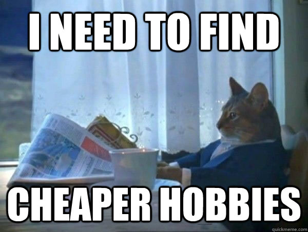 I need to find  cheaper hobbies - I need to find  cheaper hobbies  morning realization newspaper cat meme