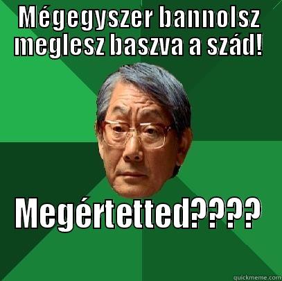 MÉGEGYSZER BANNOLSZ MEGLESZ BASZVA A SZÁD! MEGÉRTETTED???? High Expectations Asian Father