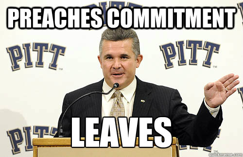 Preaches Commitment Leaves  