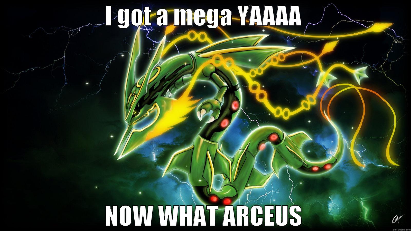 I GOT A MEGA YAAAA NOW WHAT ARCEUS Misc