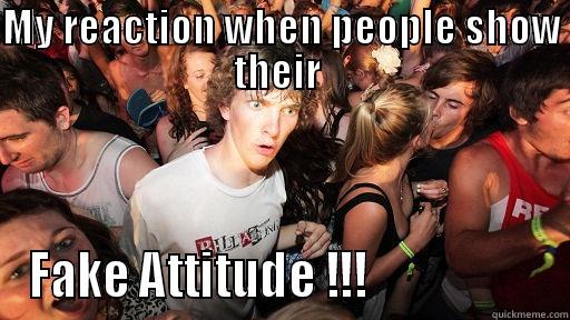 MY REACTION WHEN PEOPLE SHOW THEIR  FAKE ATTITUDE !!!                   Sudden Clarity Clarence