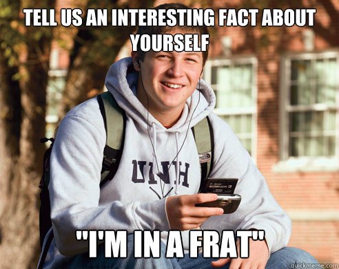 tell us an interesting fact about yourself 