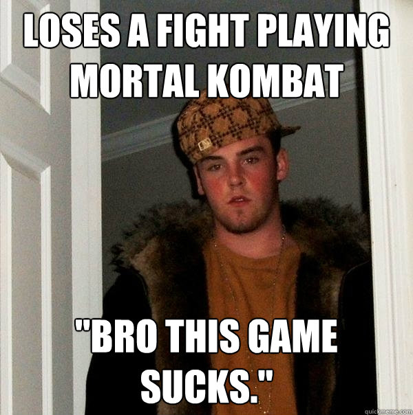 LOSES A FIGHT PLAYING MORTAL KOMBAT 