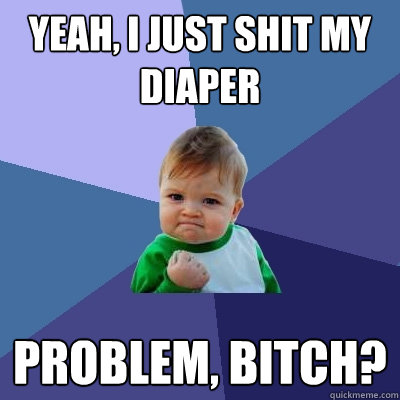 Yeah, I just Shit my diaper Problem, bitch?  Success Kid