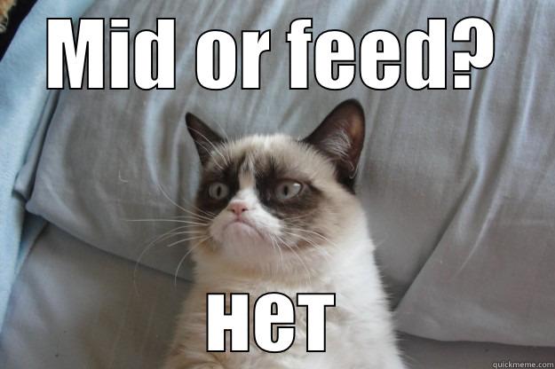 MID OR FEED? НЕТ Grumpy Cat